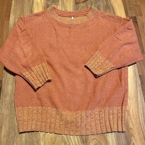Free People Orange Sweater